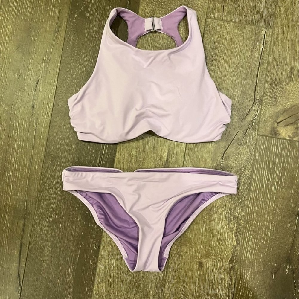 Athleta Maldives bikini set in Elfin Purple